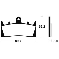 Plaquettes De Frein Kawasaki Ninja Zx-12 R (zx1200a)