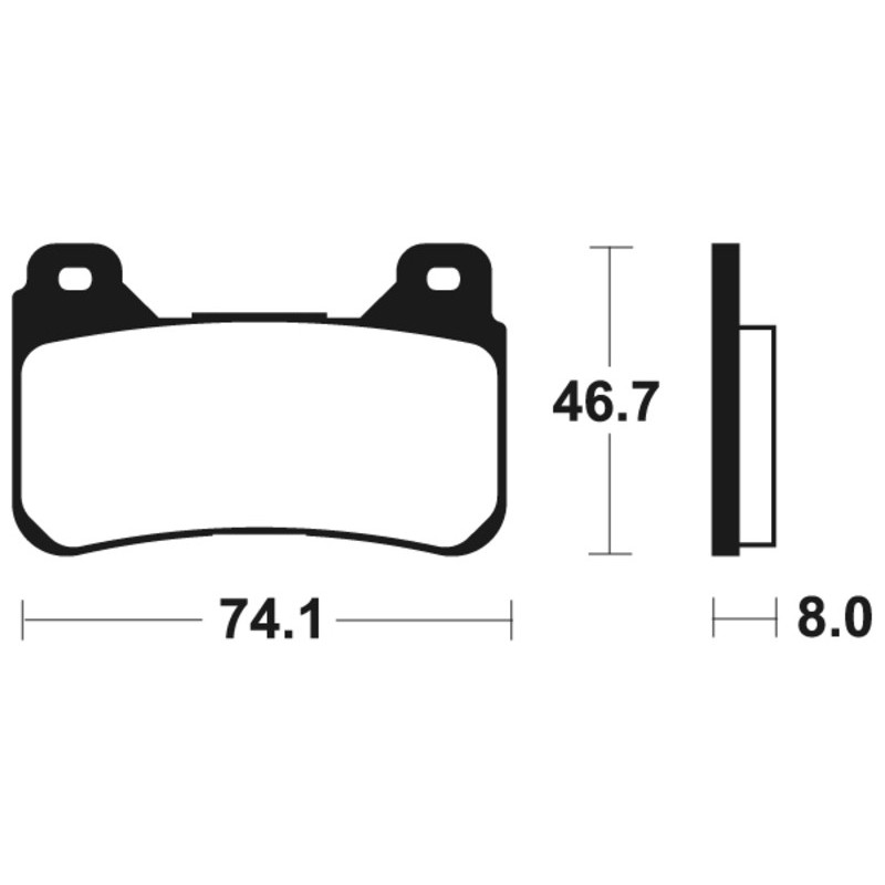 Plaquettes De Frein Honda Cb 1000 R (sc60)