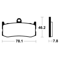 Plaquettes De Frein Triumph Daytona 675 Abs