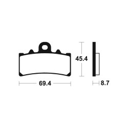 Plaquettes De Frein Bmw G 310 Gs Abs (0g02)