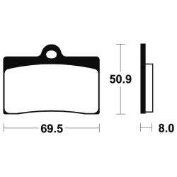 Plaquettes De Frein Gas Gas Sm 125