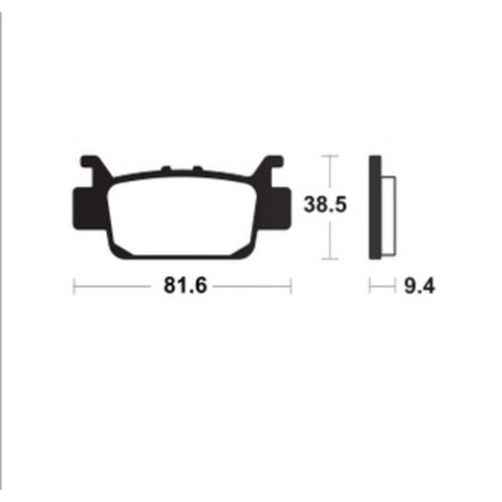 Plaquettes De Frein Tecnium Mx/Quad Métal Fritté - Mo475