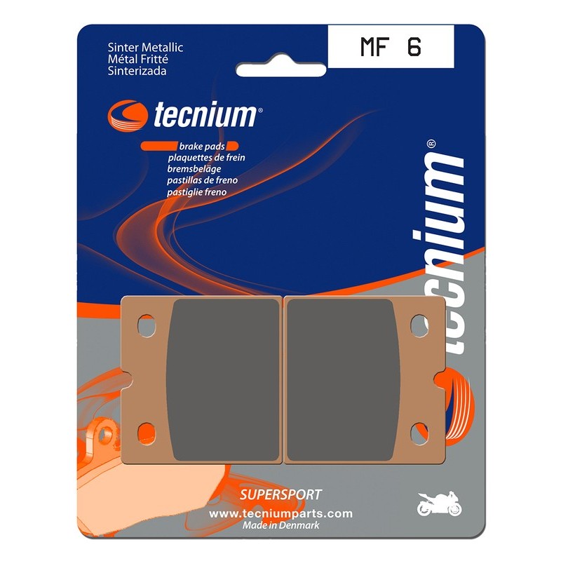 Plaquettes De Frein Tecnium Performance Métal Fritté - Mf6