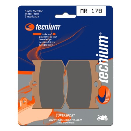 Plaquettes De Frein Tecnium Performance Métal Fritté - Mr178