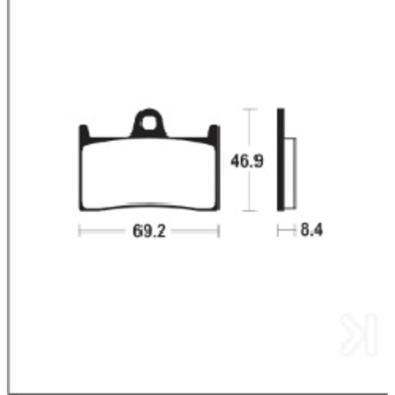 Plaquettes De Frein Tecnium Professional Racing Métal Fritté - Msr466