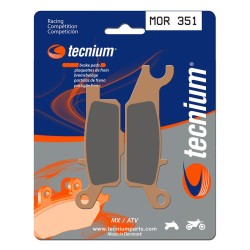 Plaquettes De Frein Tecnium Racing Mx/Quad Métal Fritté - Mor351