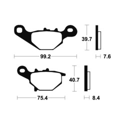 Plaquettes De Frein Suzuki An 125 Burgman