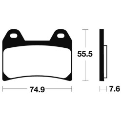 Plaquettes De Frein Fantic Caballero 50