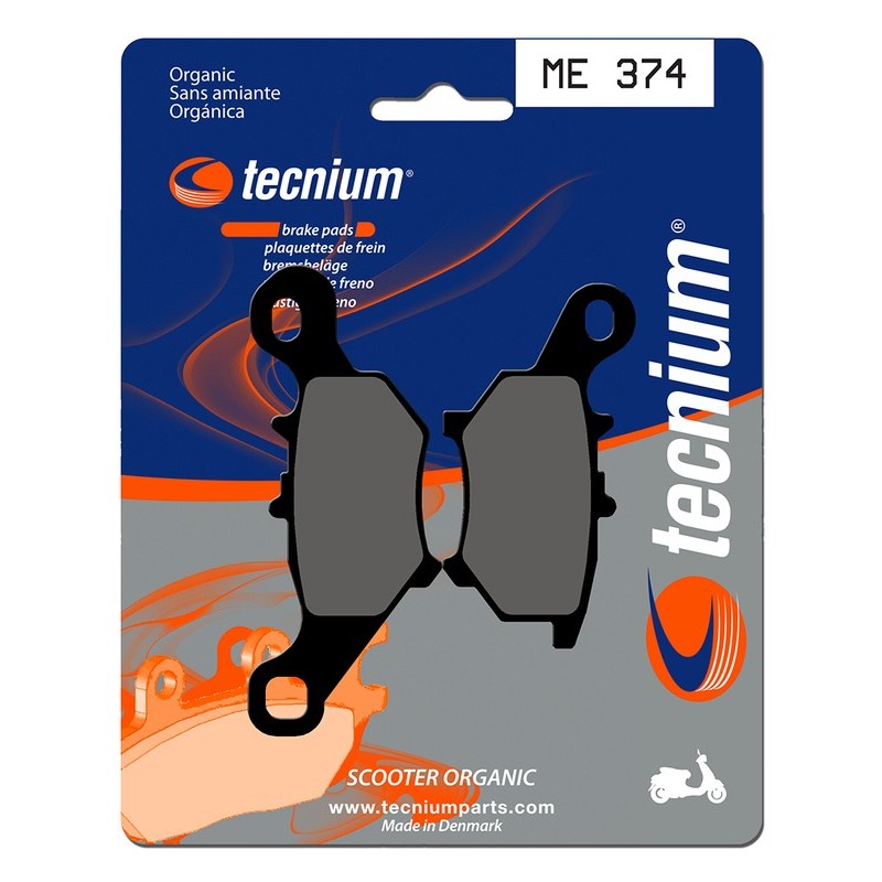 Plaquettes De Frein Tecnium Scooter Organique - Me374