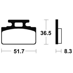 Plaquettes De Frein Honda Nh 50 Lead Ms (af01)