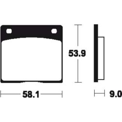 Plaquettes De Frein Kawasaki Z 1000 A (kz1000a)