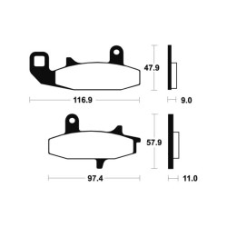 Plaquettes De Frein Suzuki Dr 650 Rse