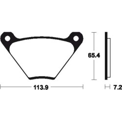 Plaquettes De Frein Harley Davidson 1200 Fl Shovelheads