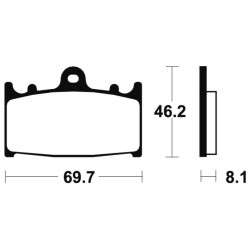 Plaquettes De Frein Kawasaki Kr-1 250 S (kr250c)