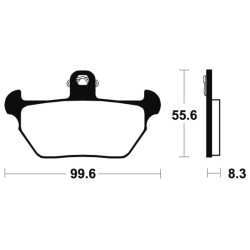 Plaquettes De Frein Bmw K 100 (0521)