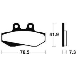 Plaquettes De Frein Aprilia Classic 125