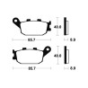 Plaquettes De Frein Kawasaki Z 750 (z750l)