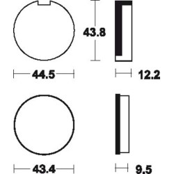 Plaquettes De Frein Kawasaki Ke 125 (ke125a)