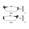 Plaquettes De Frein Bmw C1 125 Abs (0191)