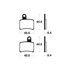 Plaquettes De Frein Beta Rev 3 125 2t