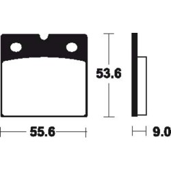 Plaquettes De Frein Bmw K 100 Lt (0506)