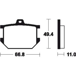 Plaquettes De Frein Yamaha Sr 500