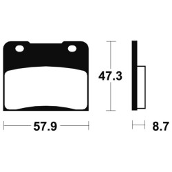 Plaquettes De Frein Suzuki Rg 250 Gamma Fc