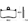 Plaquettes De Frein Triumph Daytona 675