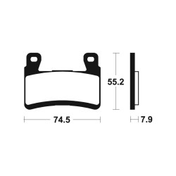 Plaquettes De Frein Kawasaki Ninja Zx-6 R (zx636e)