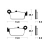 Plaquettes De Frein Honda Crm 50 R (ad12)