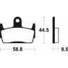 Plaquettes De Frein Honda Szx 50 X8r S Super Sport (af49)