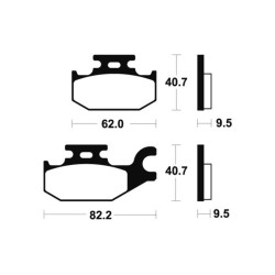 Plaquettes De Frein Suzuki Uh 125 Burgman Abs