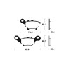 Plaquettes De Frein Tecnium Scooter Organique - Me374