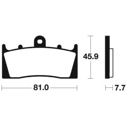 Plaquettes De Frein Kawasaki Zxr 400 (zx400l)