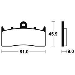 Plaquettes De Frein Bmw K 1200 Lt Abs (0545)