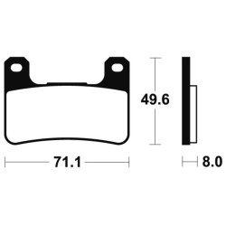 Plaquettes De Frein Kawasaki Ninja 1000 Sx (zx1002k)