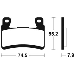 Plaquettes De Frein Kawasaki Ninja Zx-6 R (zx636e)