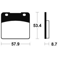 Plaquettes De Frein Suzuki Gsx 1100 Ef