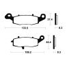 Plaquettes De Frein Kawasaki Er-6 F (ex650a)