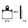 Plaquettes De Frein Kawasaki Gtr 1400 Abs (zg1400a)