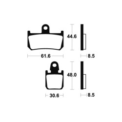 Plaquettes De Frein Yamaha Mt-01 (rp18)