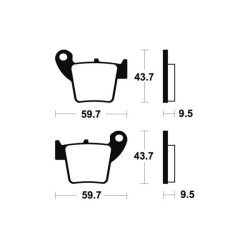 Plaquettes De Frein Aprilia Mxv 450