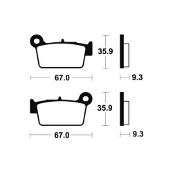 Plaquettes De Frein Aprilia Rxv 450