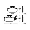 Plaquettes De Frein Suzuki Lt-A 400 Kingquad Asi 4wd