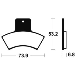 Plaquettes De Frein Polaris Diesel 455