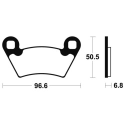 Plaquettes De Frein Polaris Ranger 425