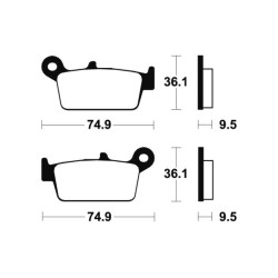 Plaquettes De Frein Suzuki Dr-Z 400 Sm