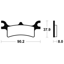 Plaquettes De Frein Polaris Atp 330 4x4