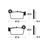 Plaquettes De Frein Aprilia Mxv 450