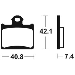 Plaquettes De Frein Husqvarna Tc 85 Big Wheels 19/16